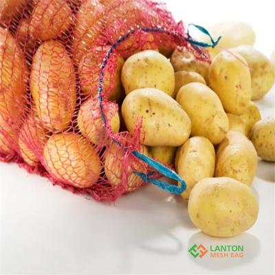 Raschel mesh bag for packing produce