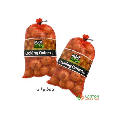 5kg 10kg 20kg 25kg onion bag Banded label mesh sacks drawstring 10lb 25lb 50lb  - 副本