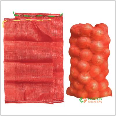 China factory wholesale tubular mesh bag 50kg net bags for vegetables onion potato firewood